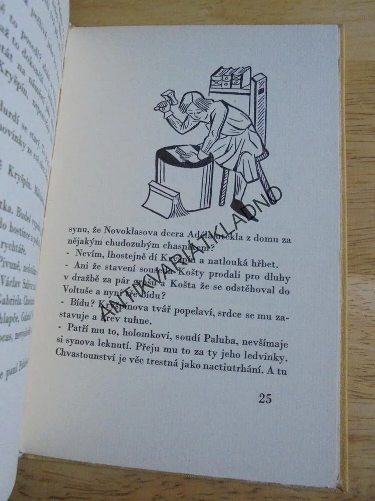 O NESMĚLÉM KRYŠPÍNOVI A NEDOČKAVÉ KATEŘINĚ, TOMAN,ŠVÁB, VODOZNAK, **an