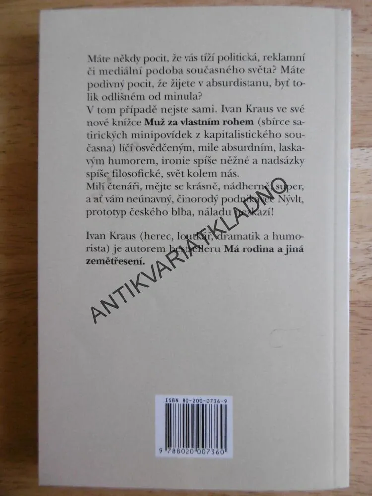 MUŽ ZA VLASTNÍM ROHEM, IVAN KRAUS, ADOLF BORN, **an