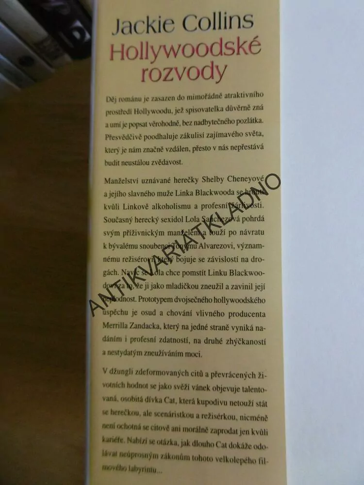 HOLLYWOODSKÉ ROZVODY, JACKIE COLLINS, **an