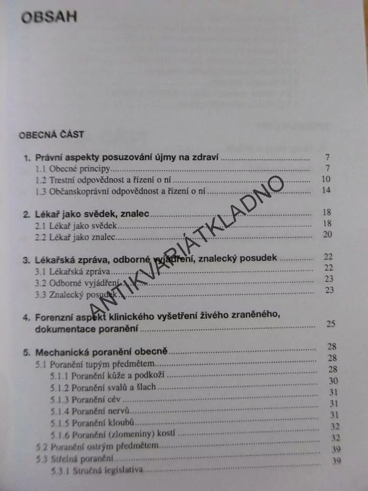 FORENZNÍ TRAUMATOLOGIE, MICHAL BERAN, 