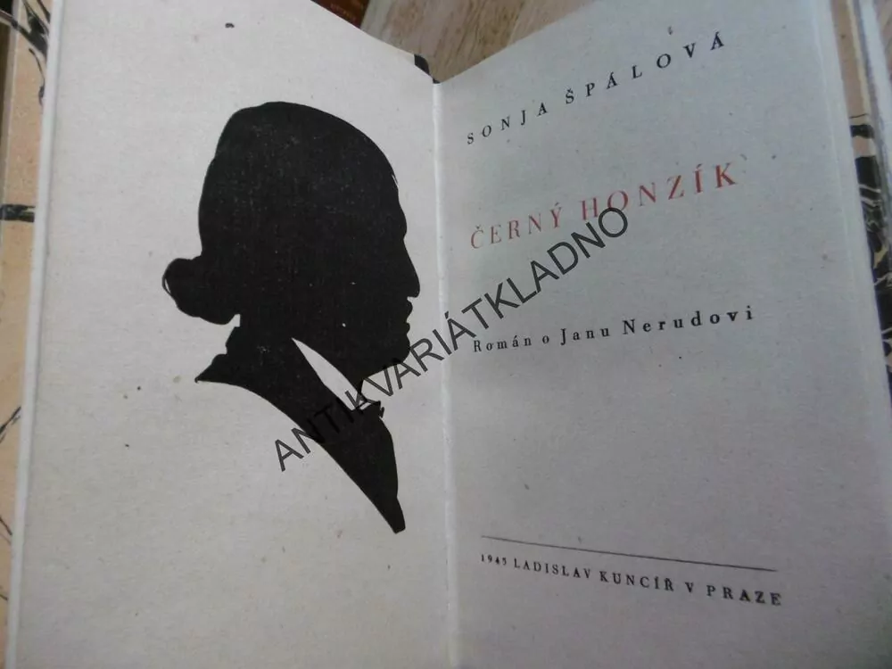 ČERNÝ HONZÍK, SONJA ŠPÁLOVÁ, JAN NERUDA, 1945, **an