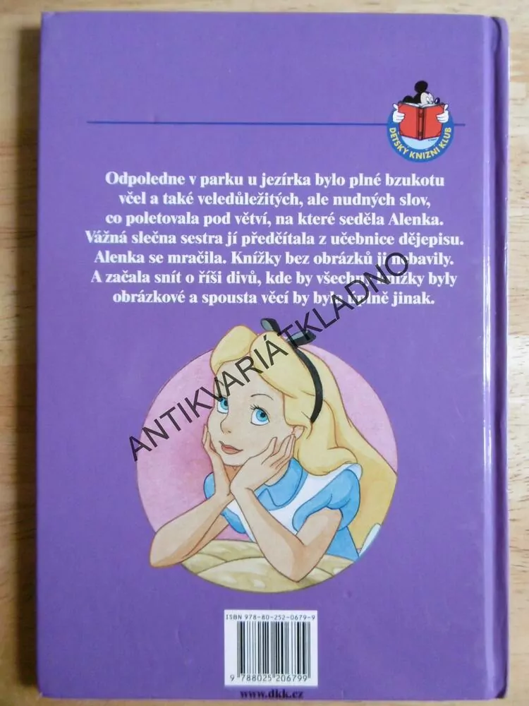 ALENKA V ŘÍŠI DIVŮ, WALT DISNEY, **an
