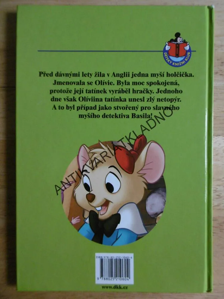 SLAVNÝ MYŠÍ DETEKTIV, DISNEY