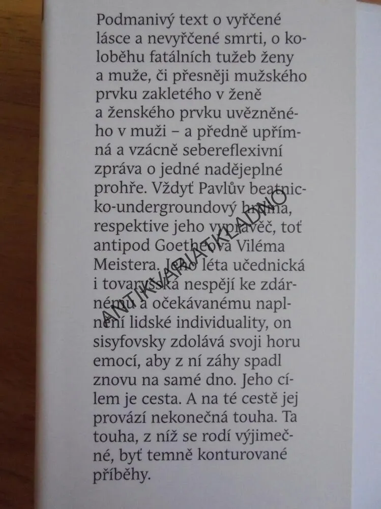 TRAMVAJ DO STANICE, JAN PAVEL, **an