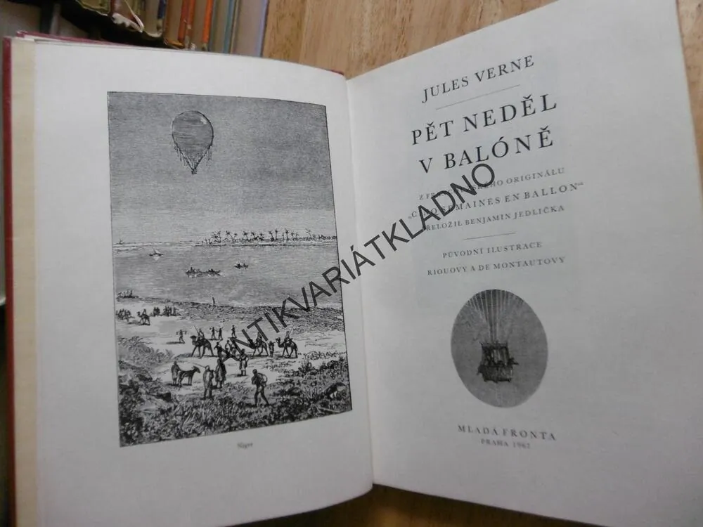 PĚT NEDĚL V BALONĚ, JULES VERNE, 1967, **an