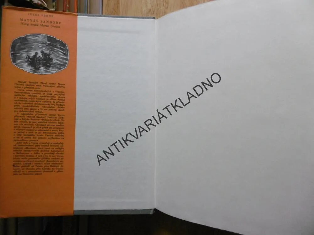 MATYÁŠ SANDORF, NOVÝ HRABĚ MONTE CHRISTO, JULES VERNE, 1988,, **an