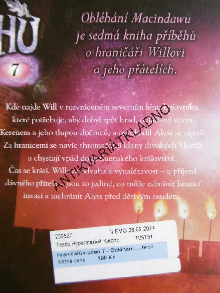 HRANIČÁŘŮV UČEŇ, OBLÉHÁNÍ MACINDAWU, JOHN FLANAGAN, **an
