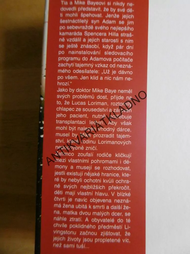 DRŽ SE, HARLAN COBEN. **an