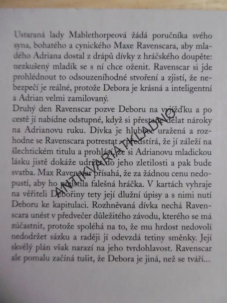 DEBORA, GEORGETTE HEYEROVÁ, **an