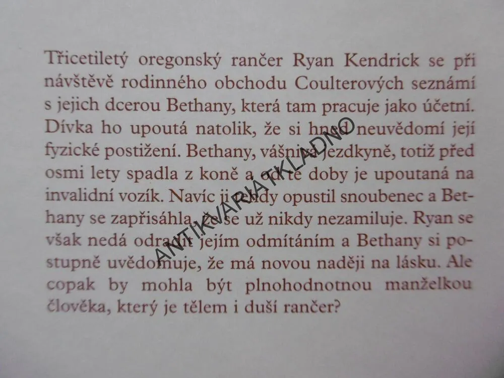 VYSNĚNÝ VALČÍK, CATHERINE ANDERSONOVÁ, **an
