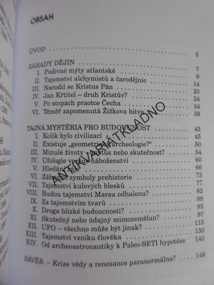 TAJNÉ DĚJINY BUDOUCNOSTI ANEB ZRCADLO HISTORICKÝCH MYSTÉRIÍ, VLADIMÍR LIŠKA
