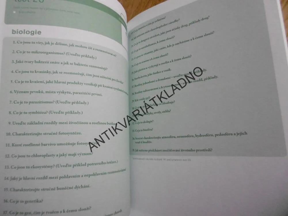 PŘIJÍMACÍ ZKOUŠKY NA STŘEDNÍ ŠKOLY, VŠEOBECNÉ VĚDOMOSTI