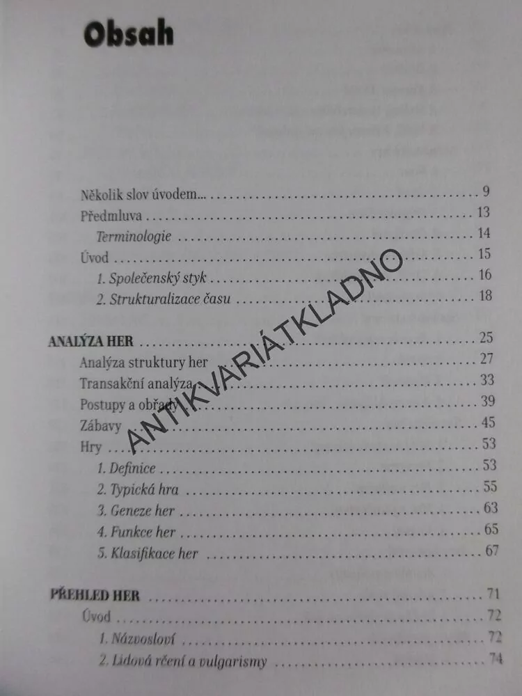 JAK SI LIDÉ HRAJÍ, ERIC BERNE, 