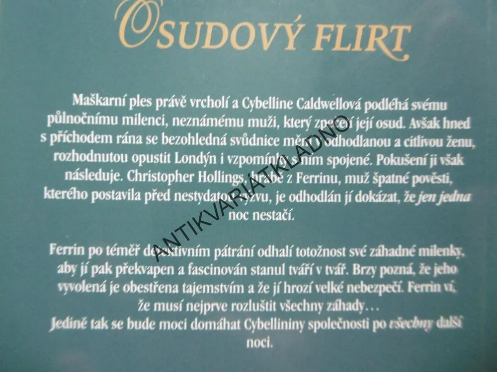 OSUDOVÝ FLIRT, JO GOODMANOVÁ