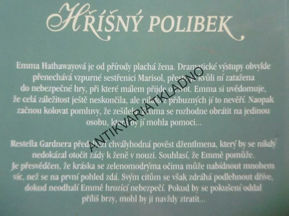 HŘÍŠNÝ POLIBEK, JO GOODMANOVÁ, **an