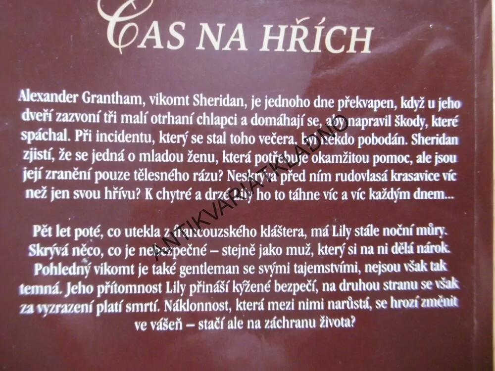 ČAS NA HŘÍCH, JO GOODMANOVÁ, **an