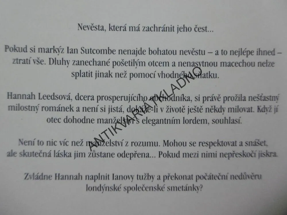 VHODNÁ NEVĚSTA, EDITH LAYTONOVÁ, **an
