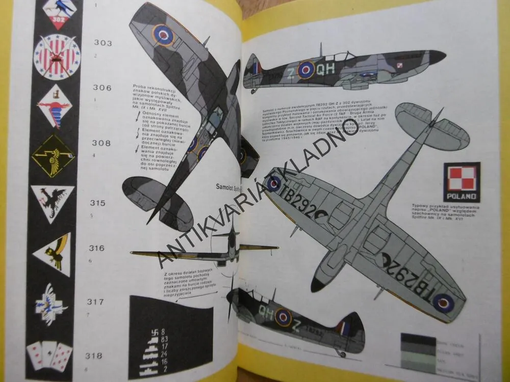 SAMOLOT MYSLIWSKI SPITFIRE MK. IX-XVI, POLSKY, SEŠIT Č.119