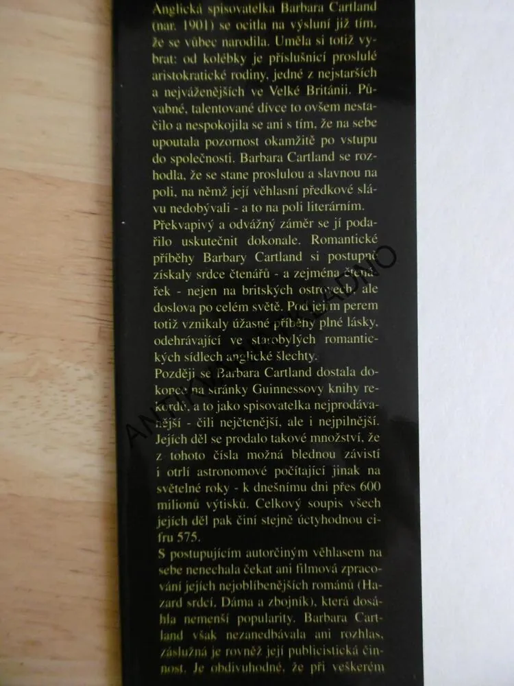 KOUZLO ZLA, BARBARA CARTLAND, CARTLANDOVÁ,