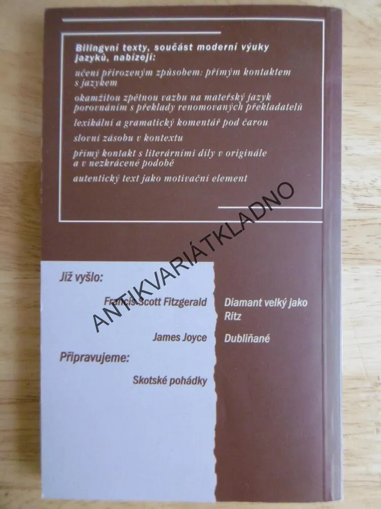 ZLOČIN LORDA ARTURA SAVILA, OSCAR WILDE, DVOJJAZYČNÉ