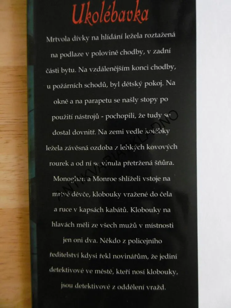 UKOLÉBAVKA, ED MCBAIN, **an