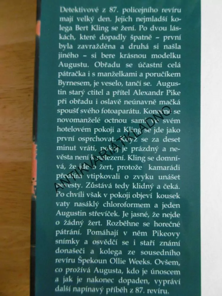DOKUD VÁS SMRT NEROZDĚLÍ, ED MCBAIN, **an