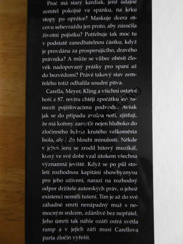 POSLEDNÍ TANEC, ED MCBAIN, **an
