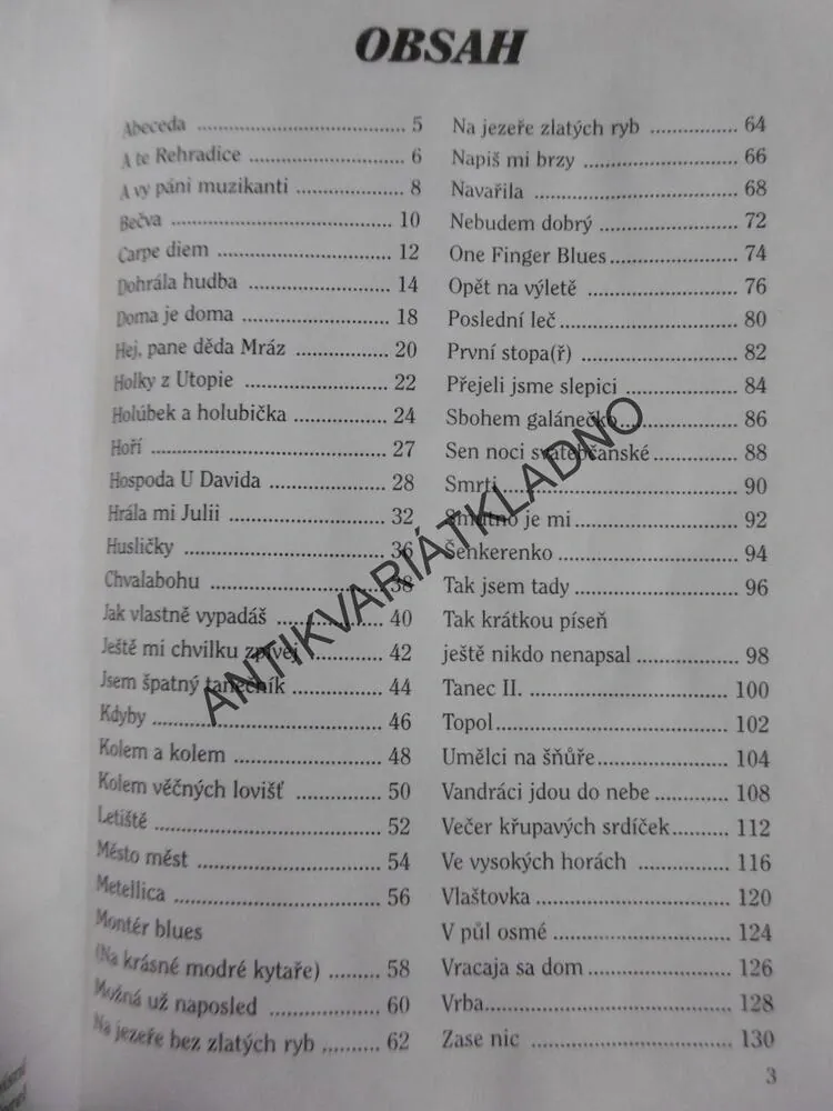 VLASTA REDL, SBOHEM GALÁNEČKO A DALŠÍCH 1 PÍSNÍ, ZPĚVNÍK, NOTY, TEXTY,AKORDY