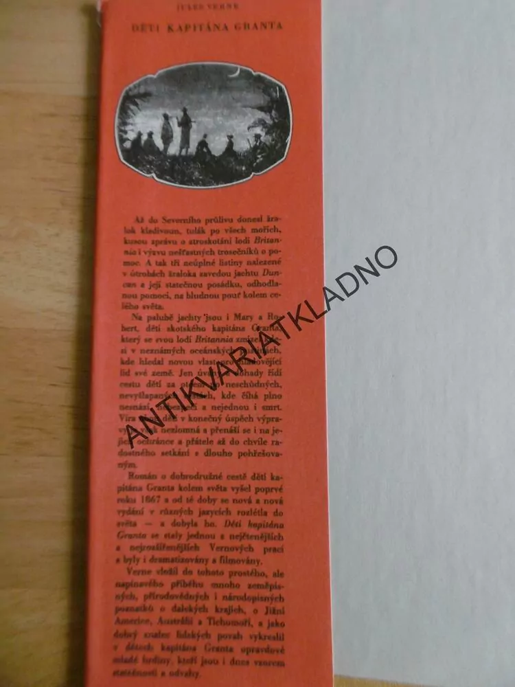 DĚTI KAPITÁNA GRANTA, JULES VERNE, 1989, **an