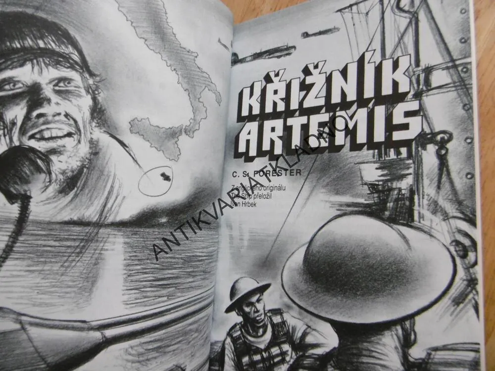 KŘIŽNÍK ARTEMIS, CECVIL SCOTT FORESTER,LETECTVÍ,