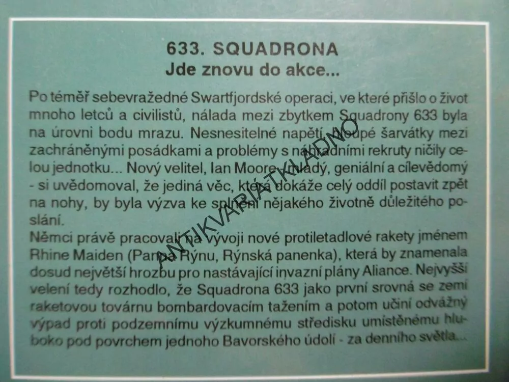 633. SQUADRONA, OPERACE RHINE MAIDEN, FREDERICK E.SMITH