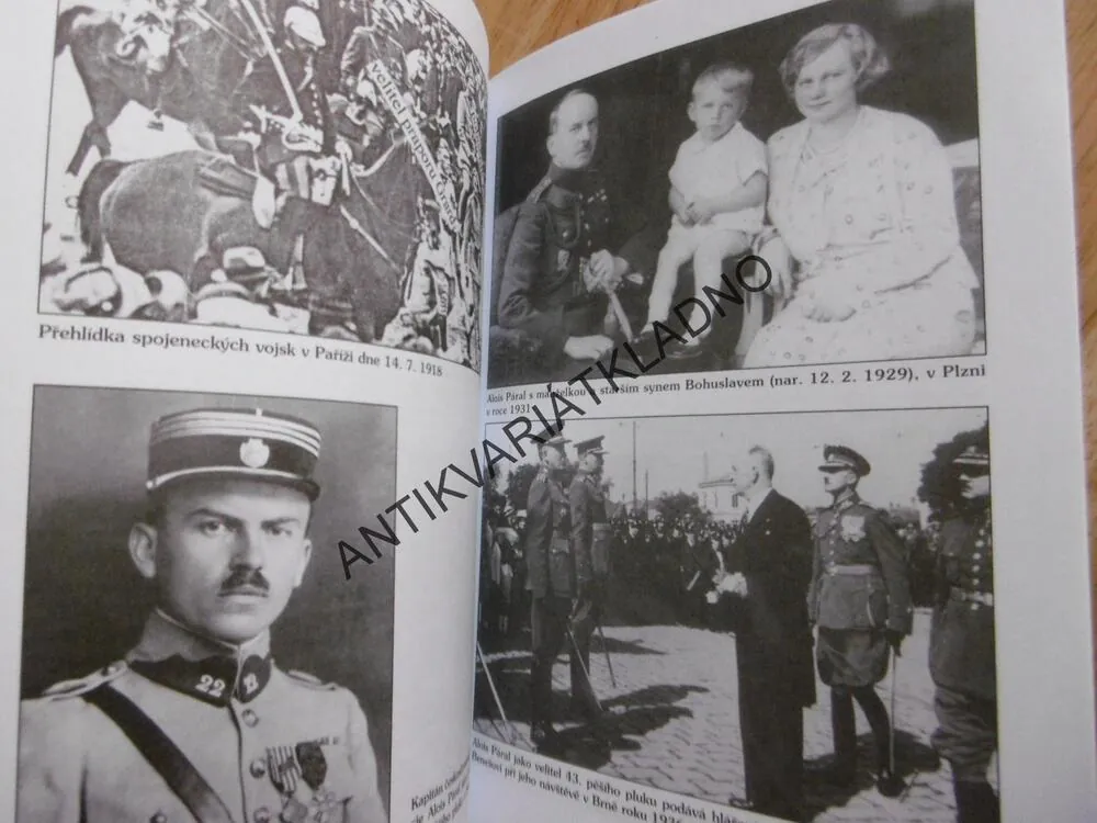 PLUKOVNÍK GENERÁLNÍHO ŠTÁBU, ALOIS PÁRAL, PAMĚTI, LEGIE
