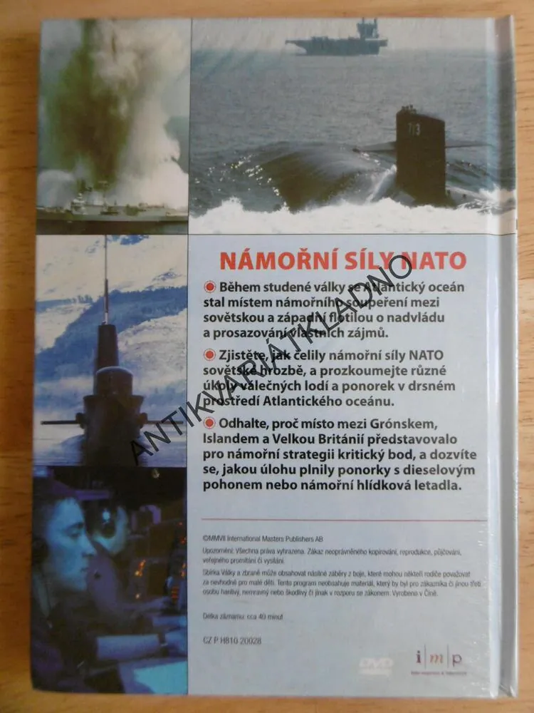 NÁMOŘNÍ SÍLY NATO, DOKUMENT DVD FILM,