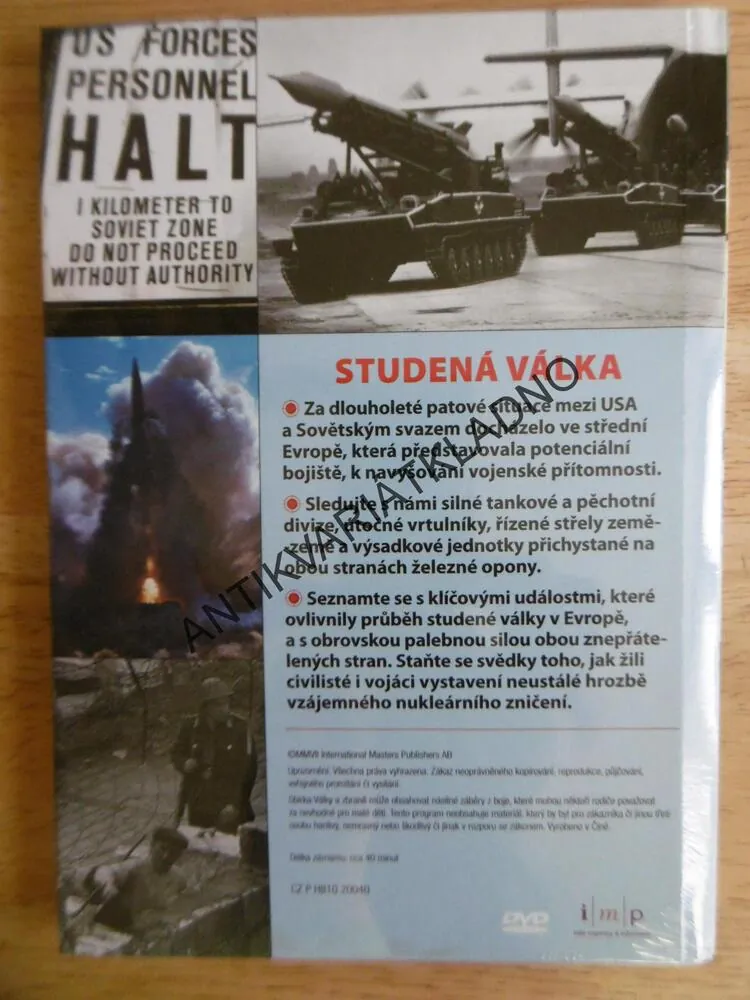 STUDENÁ VÁLKA, DOKUMENT DVD FILM,