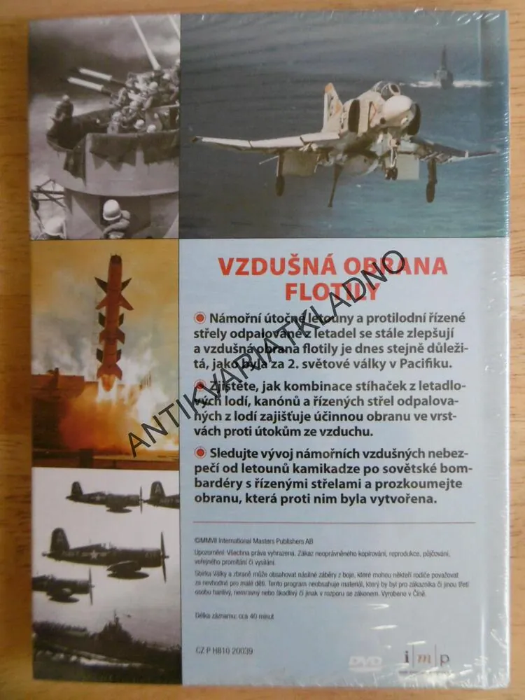 VZDUŠNÁ OBRANA FLOTILY, DOKUMENT DVD FILM,