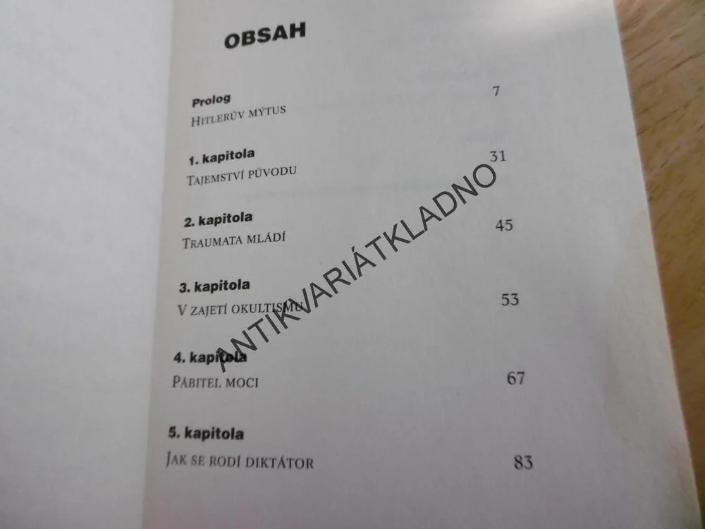 ODHALENÁ TAJEMSTVÍ ADOLFA HITLERA, VLADIMÍR LIŠKA, **an