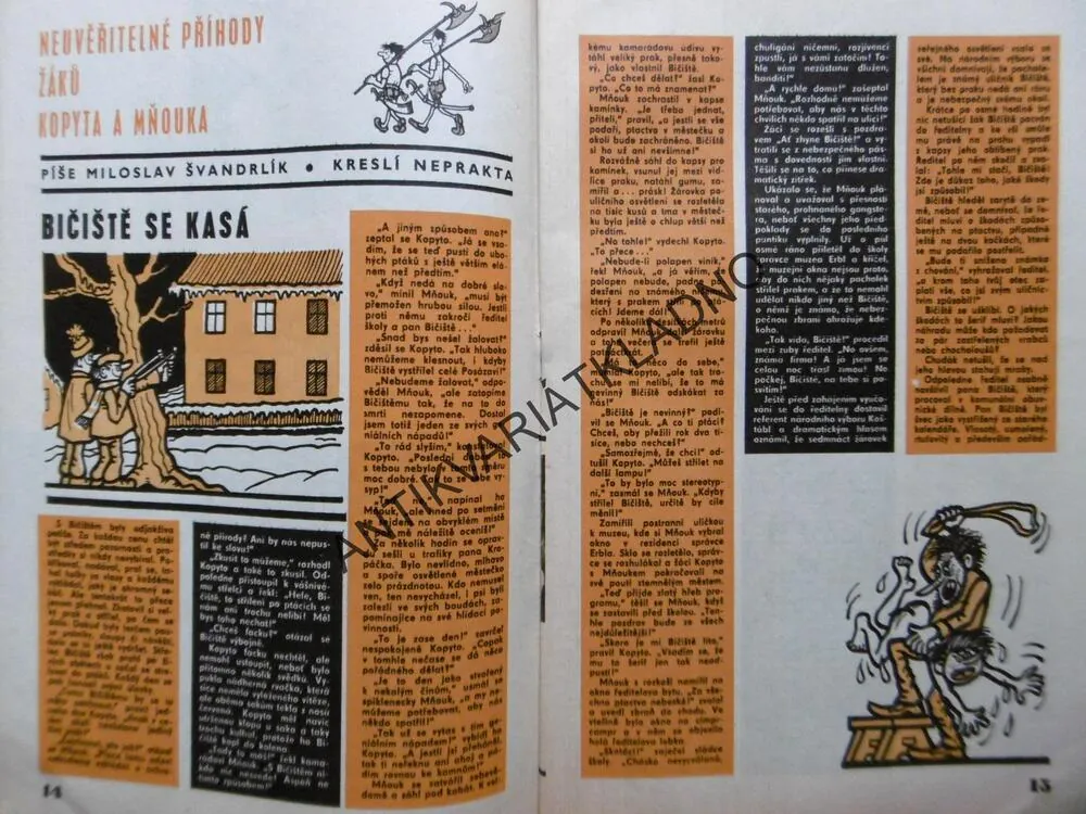 PIONÝR 6/1971, KOMIKS, NEPRAKTA, BURIAN