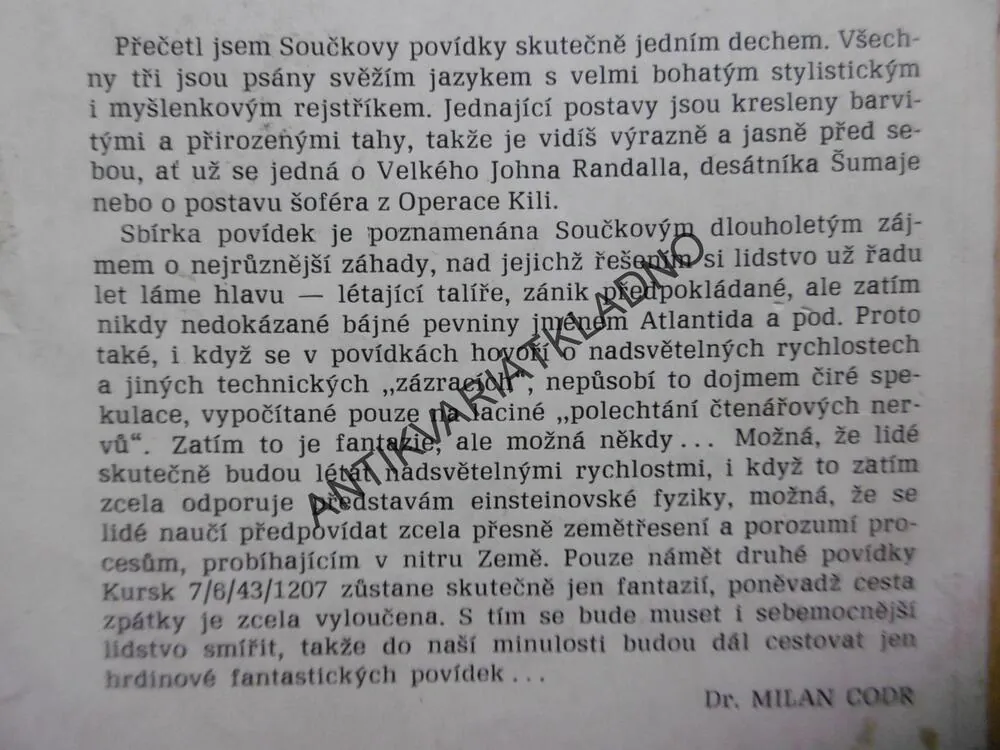 OPERACE KILI, LUDVÍK SOUČEK,