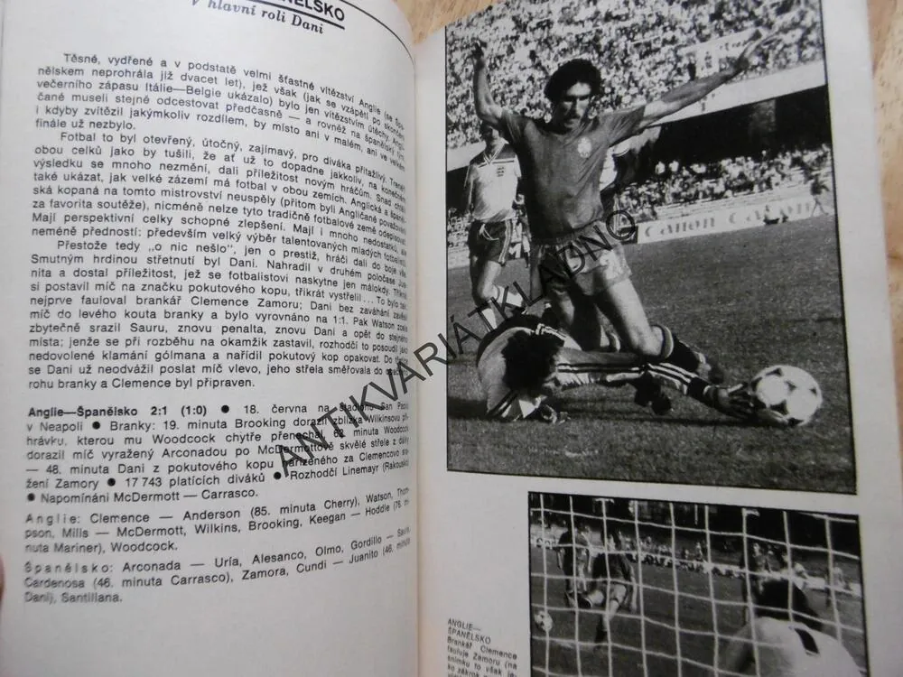 MISTROVSTVÍ EVROPY V KOPANÉ 1980, SPORT, FOTBAL,