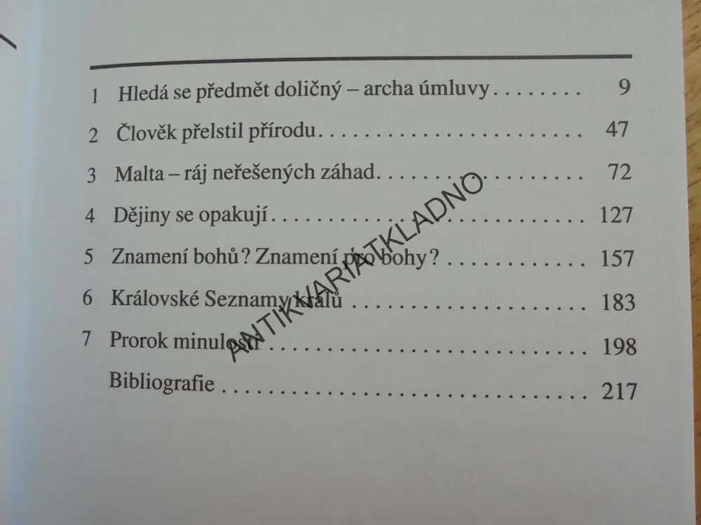 PROROK MINULOSTI, RISKANTNÍ MYŠLENKY, ERICH VON DÄNIKEN, **an