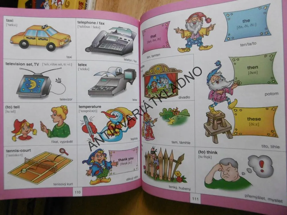 OBRÁZKOVÁ ANGLIČTINA, SLOVNÍČEK PRO DĚTI, **an