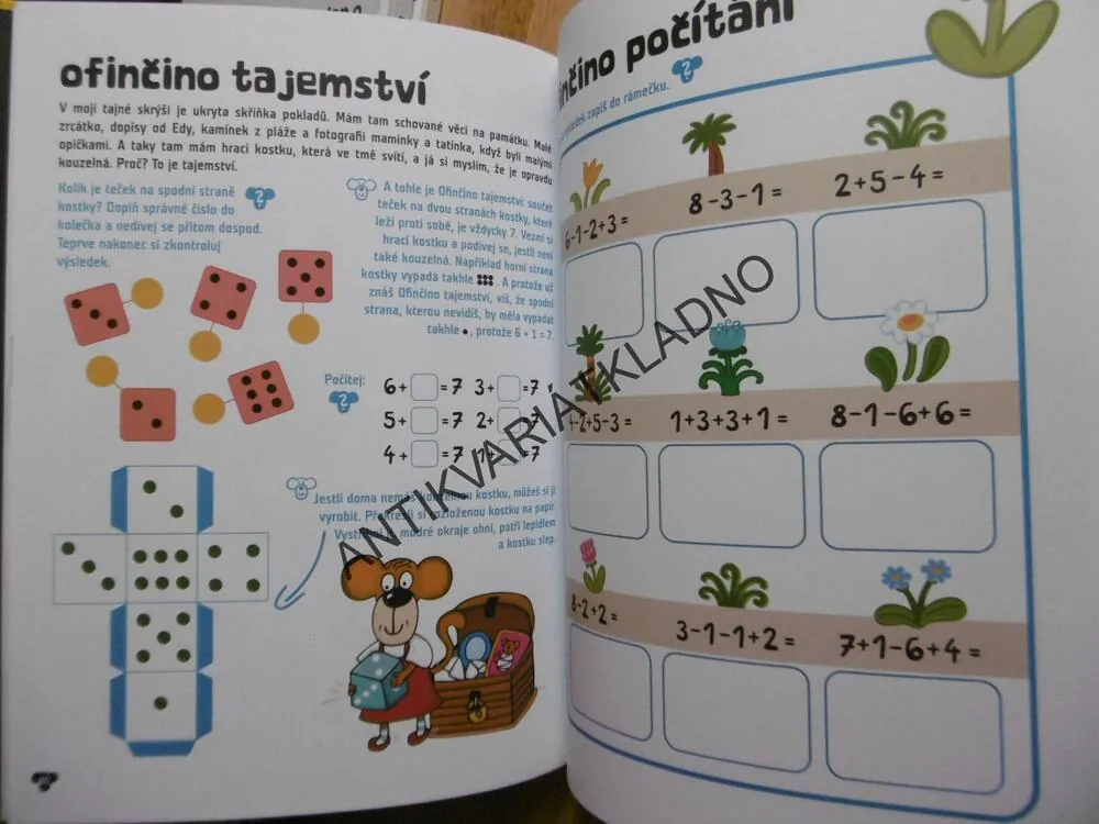 ŠKOLIČKA PRO NEPOSEDNÉ DĚTI A JEJICH RODIČE, OD A DO Z, OD 1 DO 100, KOCMANOVÁ, HEGEROVÁ