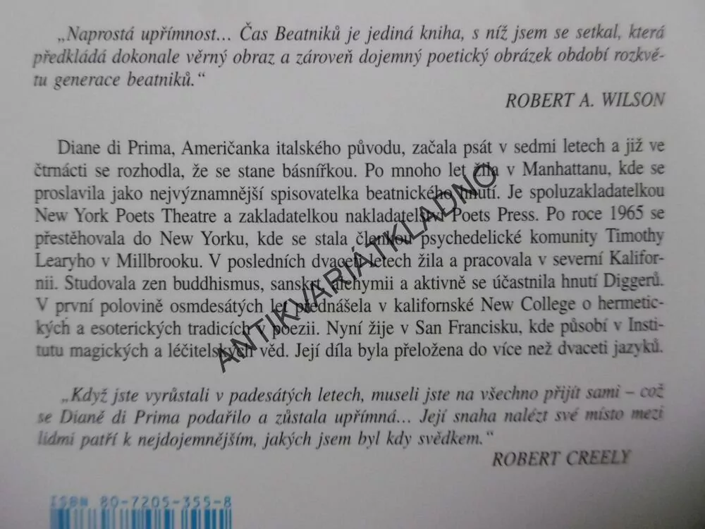 ČAS BEATNIKŮ, DIANE DI PRIMA