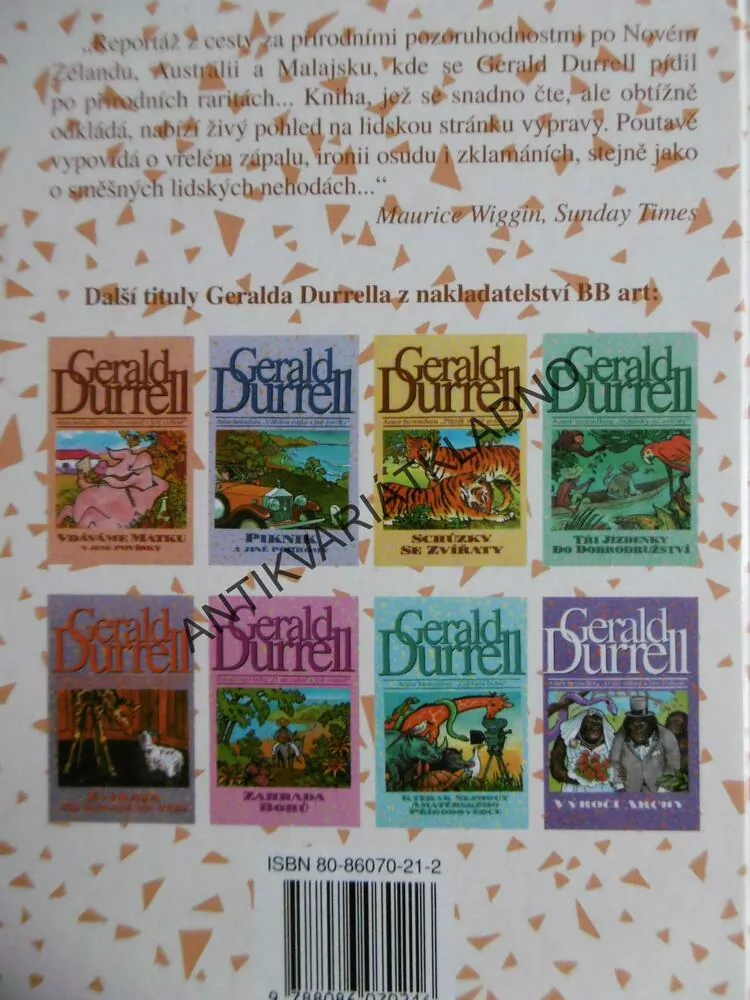 DVA V BUŠI, GERALD DURRELL, **an