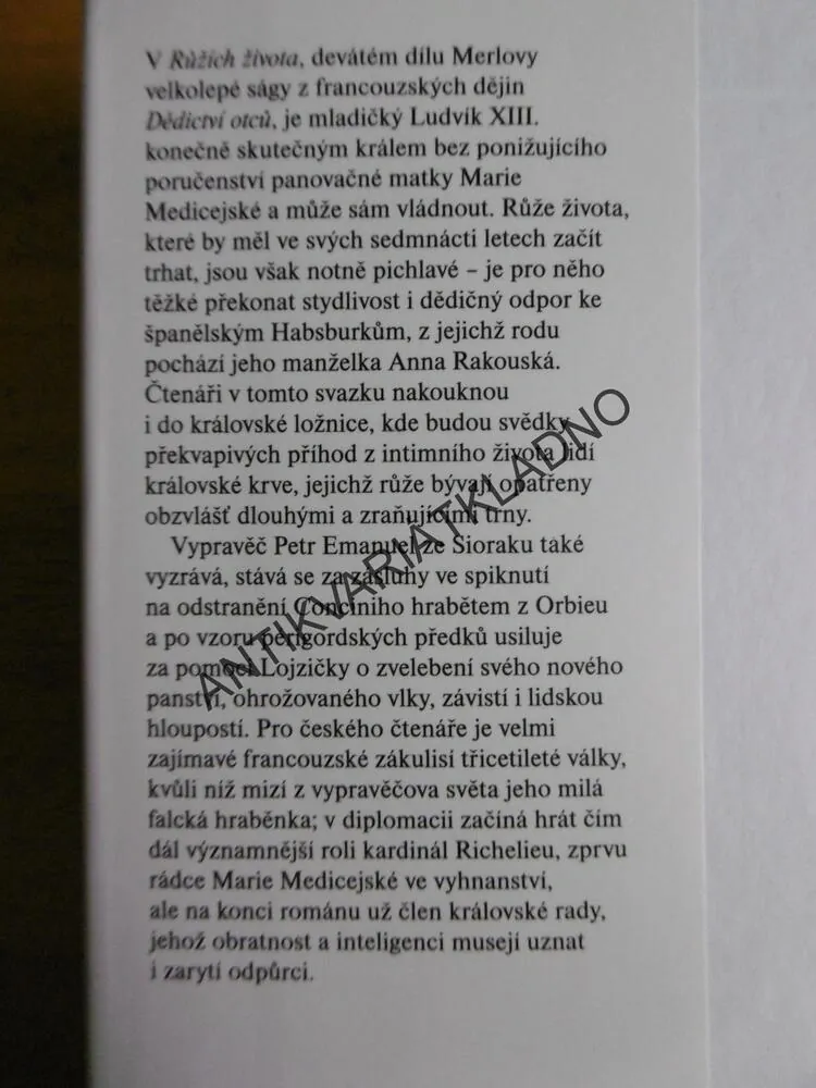 RŮŽE ŽIVOTA, ROBERT MERLE,