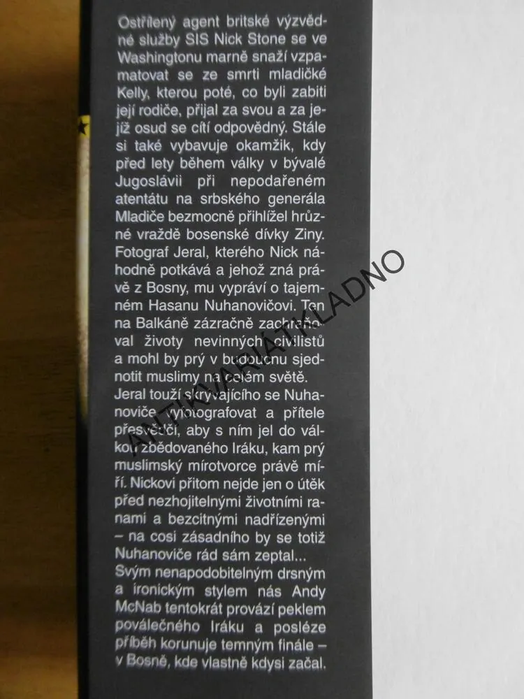 TEMNÁ ČERŇ, ANDY MCNAB, **an