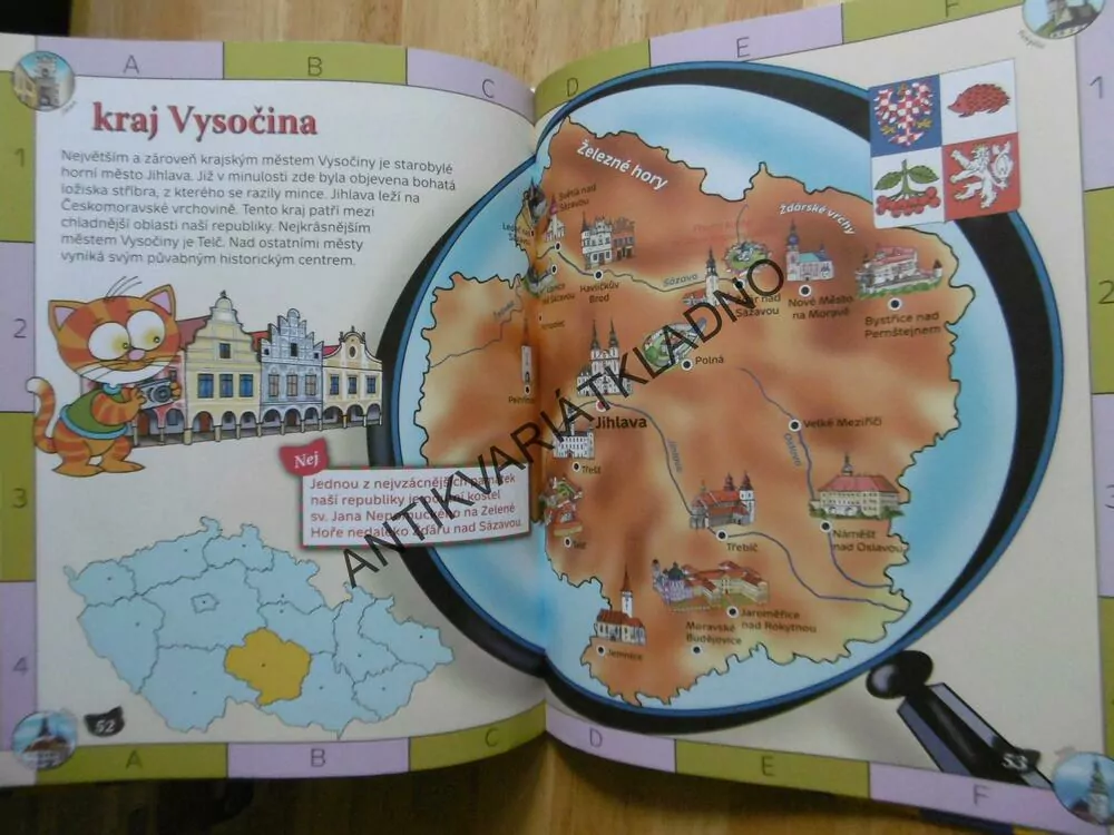 DĚTSKÝ ILUSTROVANÝ ATLAS ČESKÁ REPUBLIKA PRO MALÉ ŠKOLÁKY, FANTOVÁ, ŠPLÍCHAL, **an