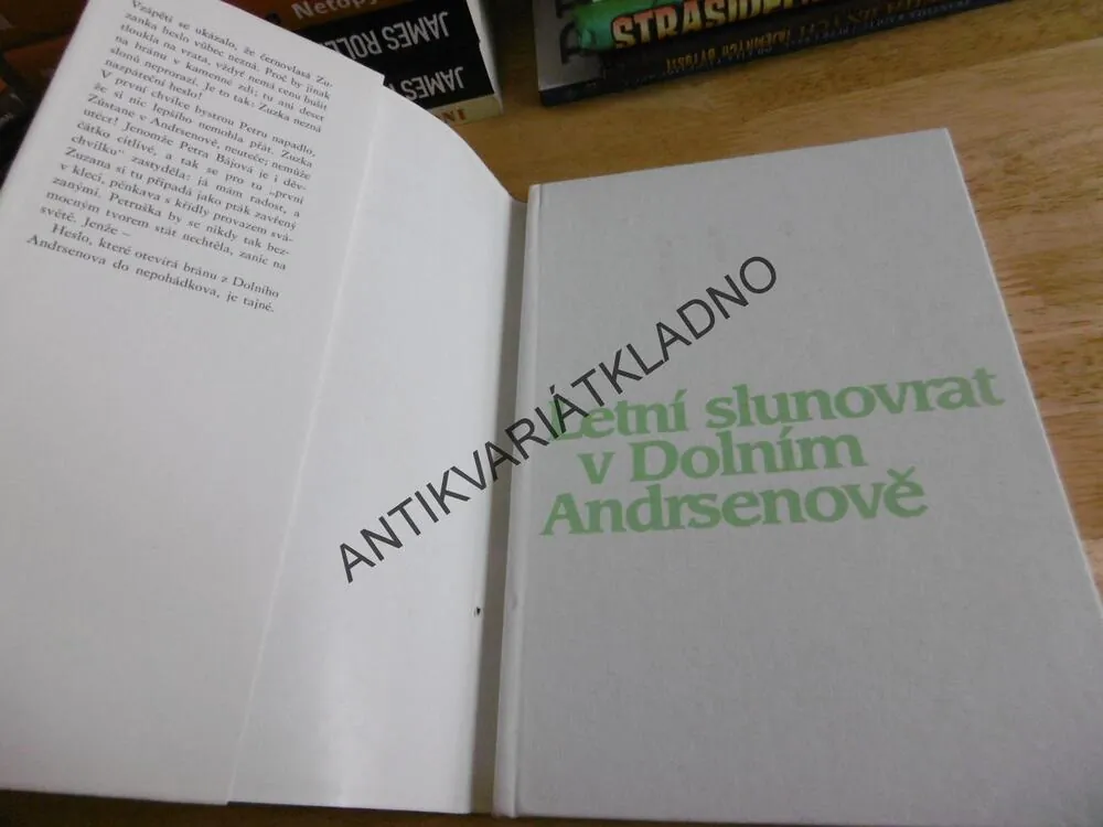 LETNÍ SLUNOVRAT V DOLNÍM ANDERSENOVĚ, ANNA KRATOCHVÍLOVÁ, **an