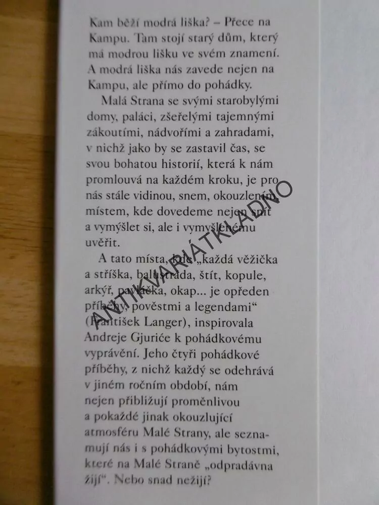KAM BĚŽÍ MODRÁ LIŠKA, ANDREJ GJURIČ, JAN ČERNÝ, **an