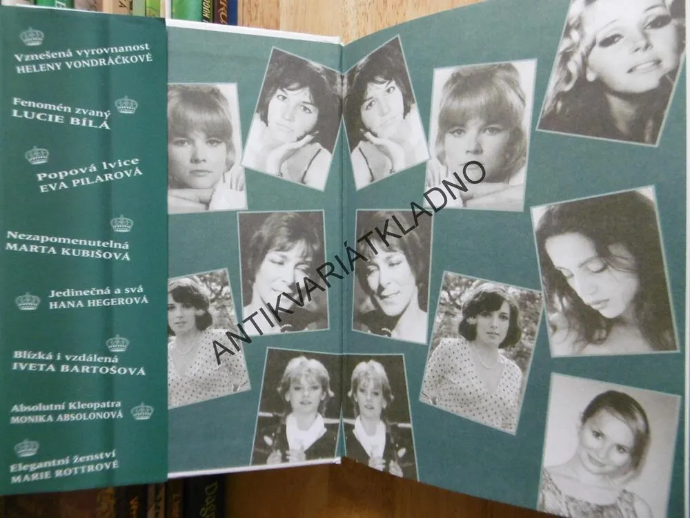 KRÁLOVNY ČESKÉHO POPU, ZAGOROVÁ, KUBIŠOVÁ, BARTOŠOVÁ, ABSOLONOVÁ, HEGEROVÁ, AJ., **an